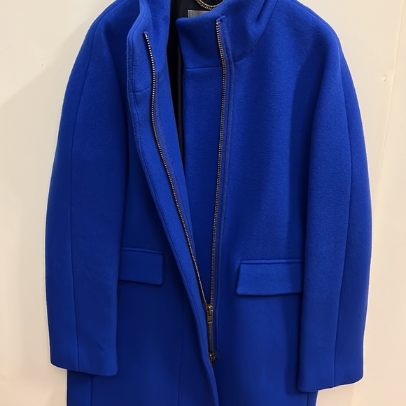 J. Crew Wool Coat in Royal Blue - Picture 3 of 8